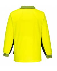 Cotton Comfort Hi-Vis Polo L/S, Men's